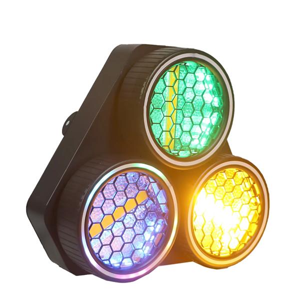 300W 3 Eye LED Retro Golden Halo Effect COB Stage Lights 300W 3 Eye LED Retro Golden Halo Effect COB Stage Lights