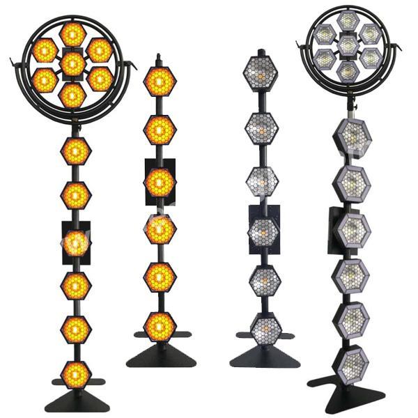 6-Line hexa LED RGB pixel retro light