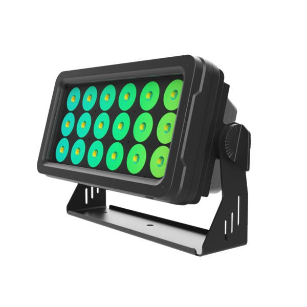 Aluminum 18x20w 4in1 RGBW colorful dmx flood light 