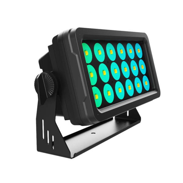 Aluminum 18x20w 4in1 RGBW colorful dmx flood light 