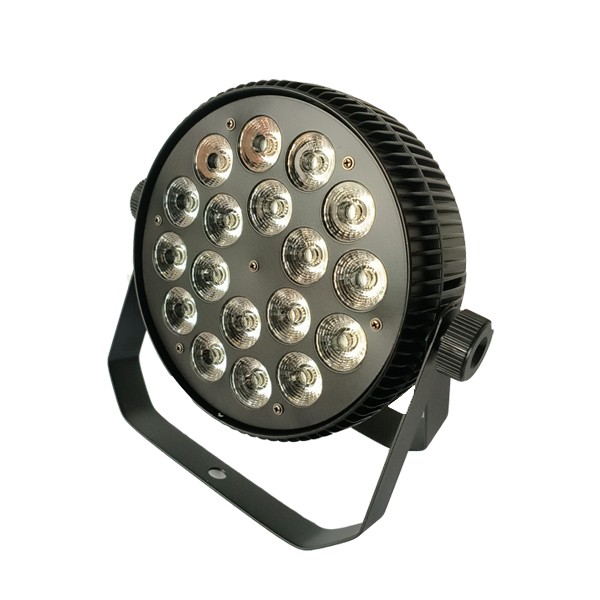 Aluminum 18x4in1 LED flat mini par can stage lighting