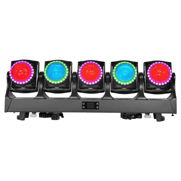 Aluminum Tornado 5x120W Zoom Beam Lights