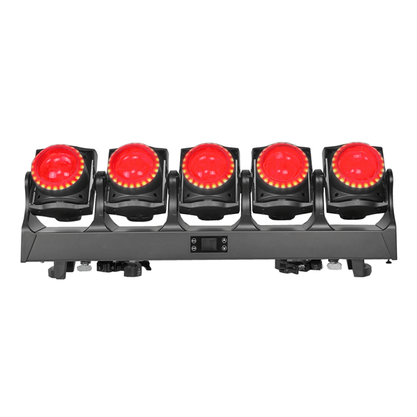 Aluminum Tornado 5x120W Zoom Beam Lights
