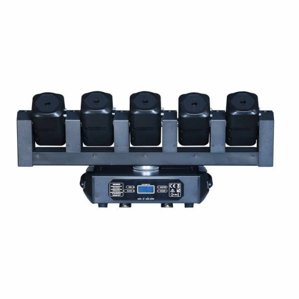 DMX 5x500mw RGB 5 heads moving head laser light