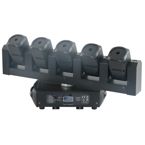 DMX 5x500mw RGB 5 heads moving head laser light