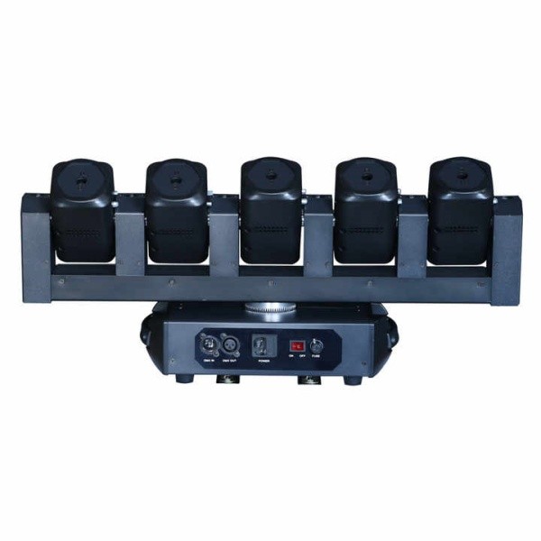 DMX 5x500mw RGB 5 heads moving head laser light