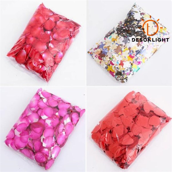 Hand scattering flowers Salute filling Fire resistant colorful confetti paper