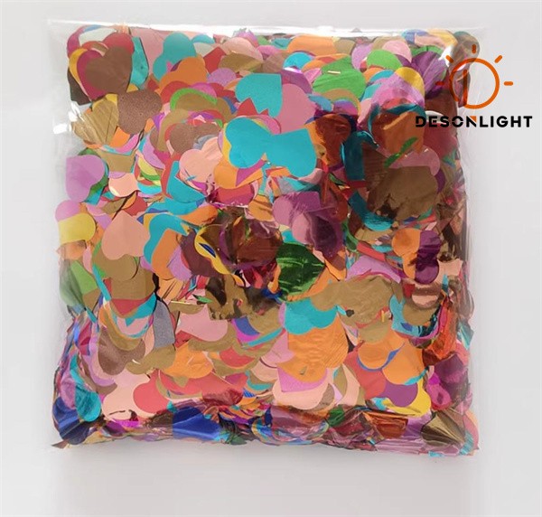 Hand scattering flowers Salute filling Fire resistant colorful confetti paper