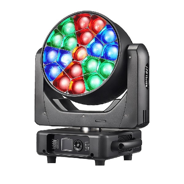 K15 19x40w bee beam eyes led moving head  light 
