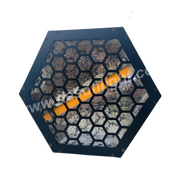 LED retro strobe flash Hexagon lights 