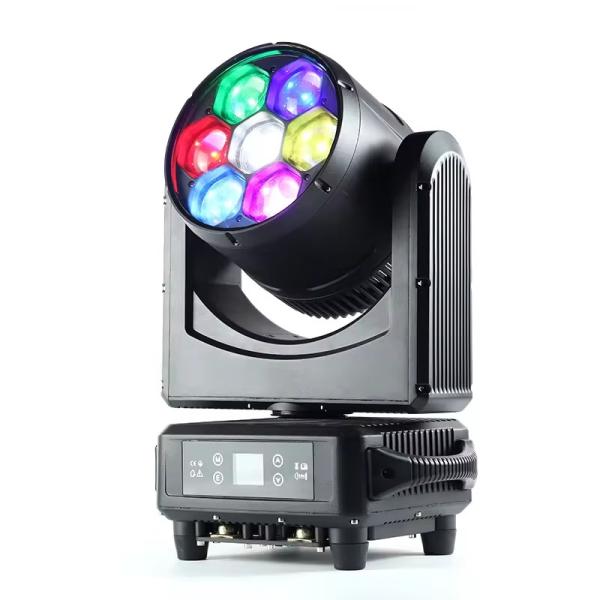 Outdoor 7x60w RGBW LED Zoom Beam Wash Moving Head Bee Eye light Ip65 Waterproof Outdoor 7x60w RGBW LED Zoom Beam Wash Moving Head Bee Eye light Ip65 Waterproof